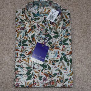 [NWT] Alana Flusser Long Sleeve Fancy Sports Shirt (Green) Size M